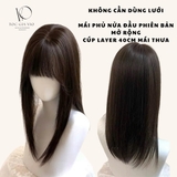 CH2129 MÁI HÓI DỆT KIM TÓC GIẢ 40CM