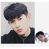 M04: MÁI NAM TÓC THẬT SIZE 16*18 (DA ĐẦU MÓC LƯỚI)-MÀU ĐEN