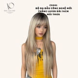 C0461 BỘ THẲNG MÀU GOLDEN SAND NHUỘM CHÂN (VÀNG CÁT)