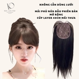 CH2129 MÁI HÓI DỆT KIM TÓC GIẢ 40CM