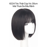 6224 TÓC THẬT RÃNH DA ĐẦU 30CM