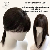 CH2129 MÁI HÓI DỆT KIM TÓC GIẢ 40CM