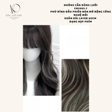 CH2063-7 -MÁI HÓI DỆT KIM XOĂN DÀI LIGHT KHÓI
