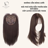 CH2129 MÁI HÓI DỆT KIM TÓC GIẢ 40CM