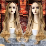 SDĐ15 SIÊU DA ĐẦU LƯỚI RÃNH XOĂN VÀNG TÂY NHUỘM CHÂN ĐEN