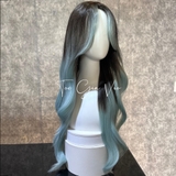 ML8121 BỘ XOĂN SÓNG NÂU OMBRE XANH MINT