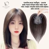 [MÁI THƯA] MÁI THẬT 4D DÊT KIM THIÊN NGA TRẮNG SIZE 7X11/25CM
