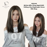 CH2146 CÚP MÁI DÀI NÂU ĐEN LIGHT BẠCH KIM