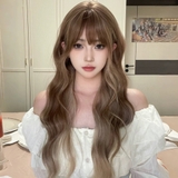 D38C BỘ XÙ SÓNG XÁM NÂU OMBRE BẠCH KIM