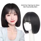 6224 TÓC THẬT RÃNH DA ĐẦU 30CM
