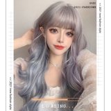 T343F XOĂN DÀI LOLITA XANH MIX TÍM