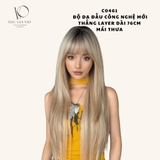 C0461 BỘ THẲNG MÀU GOLDEN SAND NHUỘM CHÂN (VÀNG CÁT)