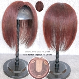 j228 Mái hói tóc thật 13*13/20cm