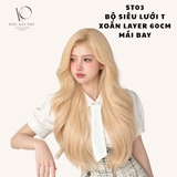 ST03 SIÊU LƯỚI T XOĂN SÓNG LAYER MÀU VÀNG TÂY