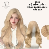 ST03 SIÊU LƯỚI T XOĂN SÓNG LAYER MÀU VÀNG TÂY