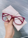 Gọng kính unisex nhựa Acetate cao cấp, dáng mắt mèo thời trang W304