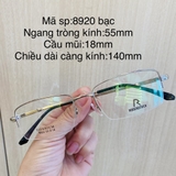 Gọng kính titanium 8911 8913 8914 8920 nửa khung thời trang nam siêu nhẹ siêu bền OURESS