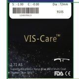 Tròng kính viscare mỏng 1.71 cận/viễn/loạn chống ánh sáng xanh phủ nano thời trang OURESS