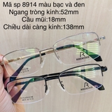 Gọng kính titanium 8911 8913 8914 8920 nửa khung thời trang nam siêu nhẹ siêu bền OURESS