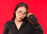 Gọng kính nhựa dẻo tr90 thời trang nam nữ Ouress 9510