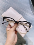 Gọng kính unisex nhựa Acetate cao cấp, dáng mắt mèo thời trang AC8026
