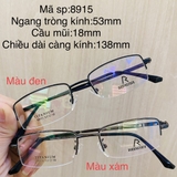 Gọng kính titanium 8912 8915 8917 8918 nửa khung thời trang nam siêu nhẹ siêu bền OURESS