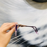 Gọng kính unisex nhựa Acetate cao cấp, dáng mắt mèo thời trang AC8030