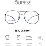 Gọng kính hợp kim x5804 thời trang nam nữ cá tính siêu nhẹ siêu bền OURESS