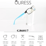 Gọng kính nhựa 86017 thời trang nam nữ siêu nhẹ siêu bền OURESS