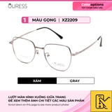 Gọng kính titanium zx2209 thời trang cao cấp nam nữ siêu nhẹ siêu bền OURESS