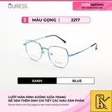 Gọng kính titanium zx2217 thời trang cao cấp nam nữ siêu nhẹ siêu bền OURESS