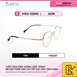 Gọng kính titanium zx2239 8685 thời trang cao cấp nam nữ siêu nhẹ siêu bền OURESS