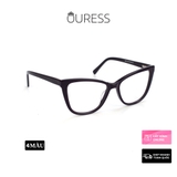 Gọng kính unisex nhựa Acetate cao cấp, dáng mắt mèo thời trang WD23