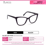 Gọng kính unisex nhựa Acetate cao cấp, dáng mắt mèo thời trang WD23