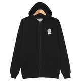 URBAN flower sk zip-up black FT0138