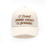 Nón If Found Please Return To Premier .natural P0057