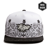 FLIPPER Nón snapback Rubber Paisley white/black  FB109 (L)