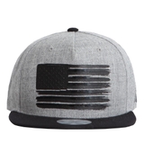 FLIPPER Nón Snapback  FL BIG-USA print màu xám đen FB030 - L
