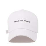 [M] Nón ballcap SLOGAN WHITE TBC02202