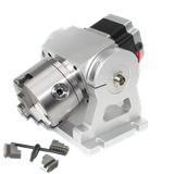 Trục thứ tư CNC (Đầu chia độ – Trục quay A) mâm cặp 3 chấu HT90-10-100A