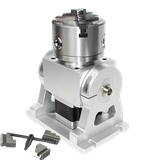 Trục thứ tư CNC (Đầu chia độ – Trục quay A) mâm cặp 3 chấu HT90-10-100A