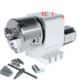 Trục Quay CNC 100mm (Trục A – Mâm 3 Chấu / 4 Chấu)