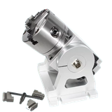 Trục thứ tư CNC (Đầu chia độ – Trục quay A) mâm cặp 3 chấu HT90-10-100A