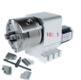 Trục Quay CNC 100mm (Trục A – Mâm 3 Chấu / 4 Chấu)