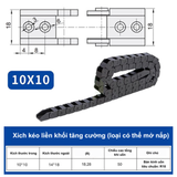 DÂY TRƯỢT CÁP NHỰA – XÍCH KÉO DÂY CNC (NYLON DRAG CHAIN)