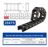 DÂY TRƯỢT CÁP NHỰA – XÍCH KÉO DÂY CNC (NYLON DRAG CHAIN)