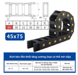 DÂY TRƯỢT CÁP NHỰA – XÍCH KÉO DÂY CNC (NYLON DRAG CHAIN)
