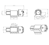 Trục Thứ Tư CNC Harmonic Drive 17-50-100A(B)