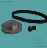 Bộ Ròng Rọc Đồng Bộ HTD5M (Tỷ Lệ 3:1 – 4:1 – 6:1)