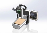 Máy Cắt - Khắc CNC Mini Thân Gang 3040 H-Frame